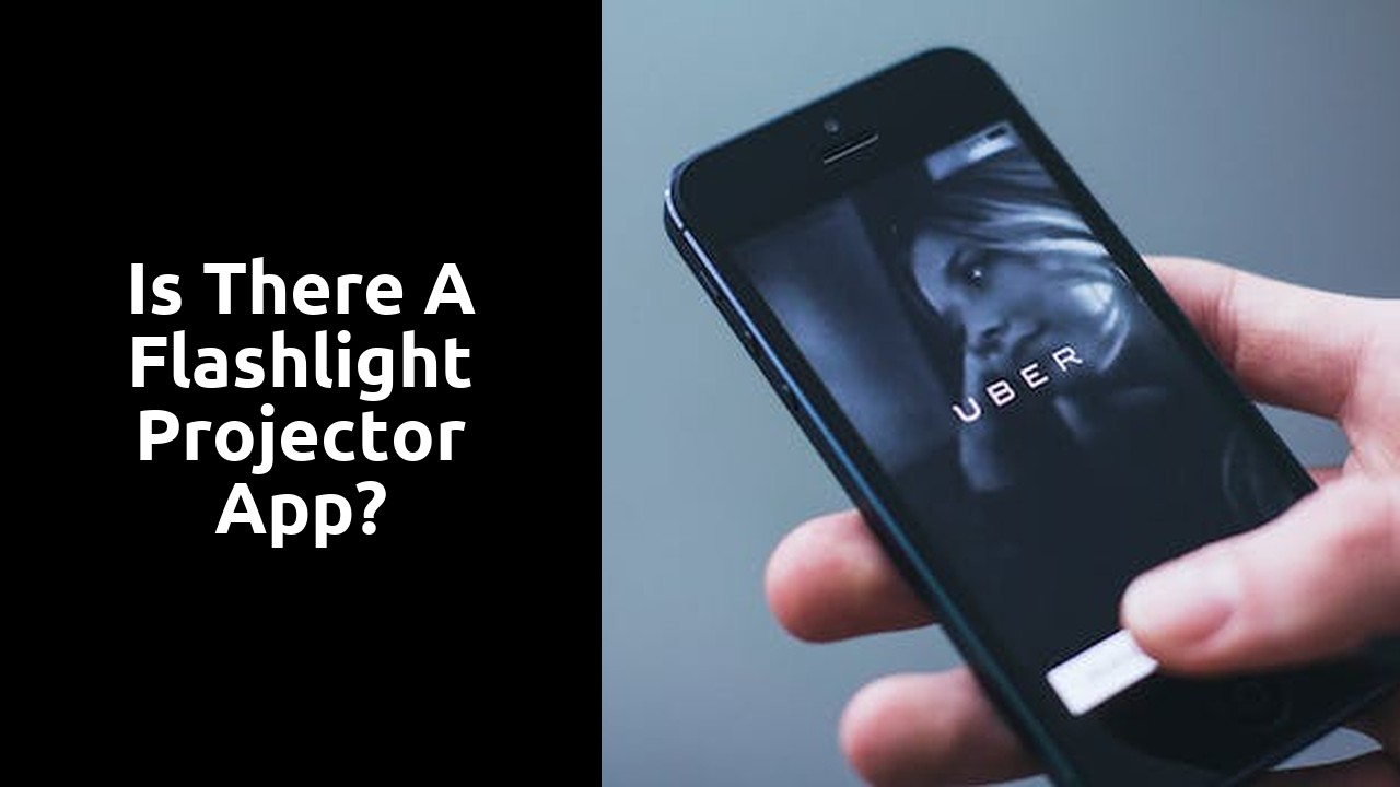 Is there a flashlight projector app?